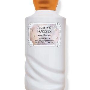 Bath & Body Works Always & Forever Body Wash - White & Gold